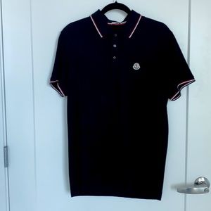 Moncler black Men’s polo shirt